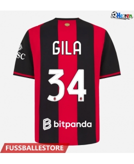 Günstige AC Milan Mario Gila #34 Heimtrikot 2026-27 Kurzarm